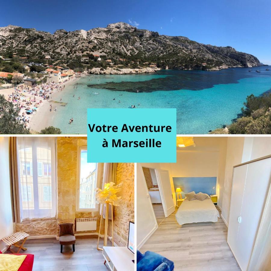 Vieux Port Proximite Panier Clim Central Cachet Marseille Eksteriør bilde