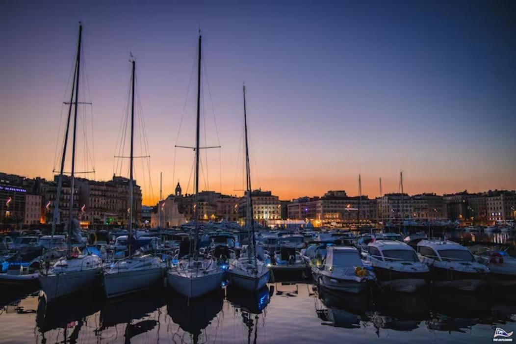 Vieux Port Proximite Panier Clim Central Cachet Marseille Eksteriør bilde